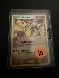 Rhyhorn Reverse Holo 38/95 EX Team Magma vs Aqua NM Pokemon TCG Card NEAR MINT! - Image 1