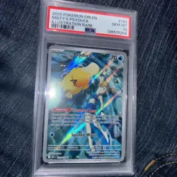 2025 POKEMON DRI EN-DESTINED RIVALS ILLUSTRATION RARE MISTY'S PSYDUCK PSA 10 - Image 1