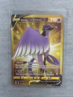 2022 Pokemon SWSH Brilliant Stars Galarian Articuno V Secret Rare #181/172 - Image 2