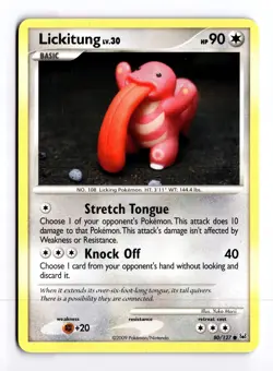 Lickitung 80/127 Platinum Common Pokemon Light Play+ - Image 1
