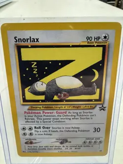 Snorlax Z Black Star Promo 49 Basic Pokemon Card TCG WOTC League NM - Image 1