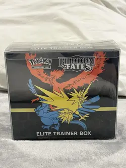 Pokemon 2019 Hidden Fates ETB New Sealed and Protected - Image 1