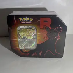 POKEMON TEAM ROCKET TIN BOX BOOSTER PROMO ENGLISH 2025 - Image 1