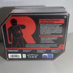 POKEMON TEAM ROCKET TIN BOX BOOSTER PROMO ENGLISH 2025 - Image 2