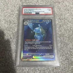 Pokemon TCG Blastoise EX Full Art Holo Card Scarlet & Violet-151 200/165 PSA 7 - Image 2