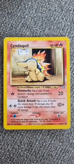 Cyndaquil - Pokemon TCG - MP - Common - Neo Genesis 57/111 - Image 1