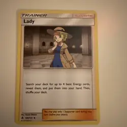 Lady 109/131 - Uncommon Trainer - Pokemon TCG Forbidden Light - Near Mint - Image 1