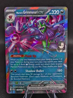 Marnie’s Grimmsnarl ex 136/182 Destined Rivals Double Rare NM Pokemon Card - Image 1