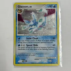 Pokemon Glaceon Majestic Dawn Holo Rare Stage 1 5/100 TCG Card English MP-HP - Image 1
