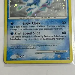 Pokemon Glaceon Majestic Dawn Holo Rare Stage 1 5/100 TCG Card English MP-HP - Image 5