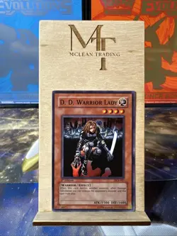 2003 YU-GI-OH! DCR-DARK CRISIS 027 D.D. WARRIOR LADY 1ST EDITION - Image 1