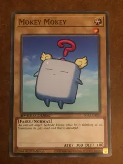 Mokey Mokey SGX1-ENI03 Yugioh Trading Card - Image 1