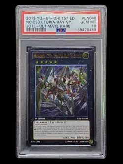 Yu-Gi-Oh! Number C39: Utopia Ray Victory JOTL-EN048 1st Ultimate PSA 10 Pop 14 - Image 1