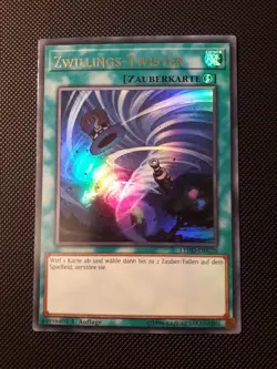 Yu-Gi-Oh! Zwillings-Twister, LEHD-DEC20, Ultra Rare, 1. Auflage, Deutsch, NM-M - Image 1
