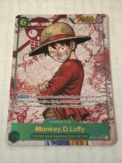 One Piece Monkey D. Luffy OP13-118 Secret Rare Foil Alternate Art - Image 1