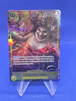 One Piece Pillars of Strength Charlotte Linlin OP03-114 Alternate Alt Art MP - Image 1