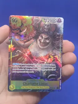 One Piece Pillars of Strength Charlotte Linlin OP03-114 Alternate Alt Art MP - Image 2