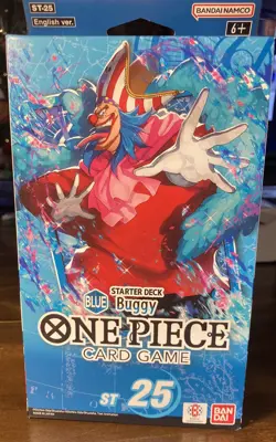 ONE PIECE ENGLISH TCG: ST25 BLUE Buggy Starter Deck IN STOCK - New/Sealed - Image 1