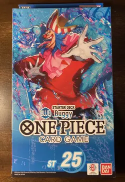ONE PIECE ENGLISH TCG: ST25 BLUE Buggy Starter Deck IN STOCK - New/Sealed - Image 2