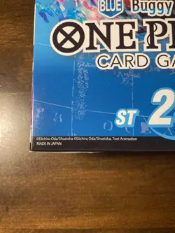 ONE PIECE ENGLISH TCG: ST25 BLUE Buggy Starter Deck IN STOCK - New/Sealed - Image 3