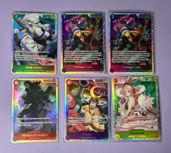 One Piece TCG English 19 Card Lot: SR & SEC & Don: OP12, OP13, OP6, Eb01, OP9 - Image 2