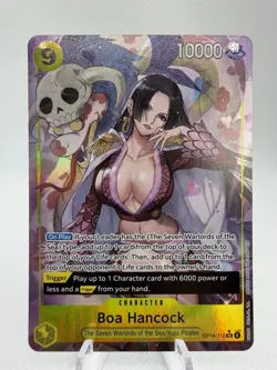 Boa Hancock OP14-112 Alternate Art Azure Sea's Seven One Piece Card English - Image 1