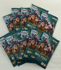 One Piece TCG OP-08 Two Legends Booster Pack Lot of 10 Factory Sealed - Image 1