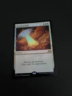 MTG Wrath of God 383 Foil Double Masters Magic The Gathering Trading Card - Image 1