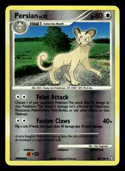 Persian 68/146 Reverse Holo Legends Awakened Pokemon Card - Image 1