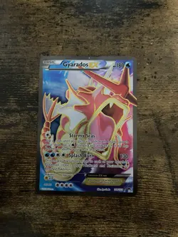 Pokemon Gyarados EX TCG Full Art Holo Ultra Rare Card 114/122 XY-Breakpoint NM - Image 3