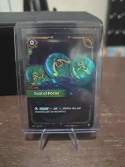 League of Legends Riftbound TCG Epic lot of 5 cards Seal if Focus Ahri - Image 2