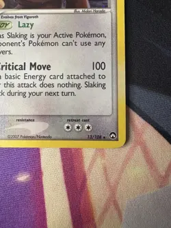 Pokemon Card - Slaking 13/108 - EX Power Keepers - Holo - Image 2
