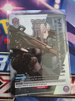 Modernia 060 U* GODDESS OF VICTORY NIKKE Union Arena English Card - Image 1