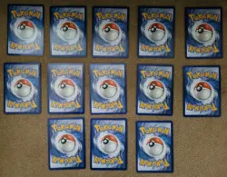 Pokemon TCG 13 Card Lot Holo Pikachu Charizard Promo Rayquaza Deoxys Jumbo Big - Image 2