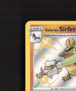 Galarian Sirfetch'd SV064/SV122 Shining Fates Shiny Holo Rare Pokemon Card NM - Image 3