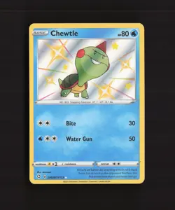 Chewtle SV028/SV122 Shining Fates Shiny Holo Rare Pokemon Card NM - Image 1