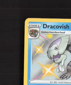 Dracovish SV036/SV122 Shining Fates Shiny Holo Rare Pokemon Card NM - Image 3
