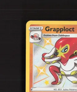 Grapploct SV073/SV122 Shining Fates Shiny Holo Rare Pokemon Card NM - Image 3