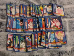 Lot 114 Cartes Dragon ball Z Super Battle Regular 1993 vintage DBZ cards - Image 1