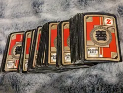 Lot 114 Cartes Dragon ball Z Super Battle Regular 1993 vintage DBZ cards - Image 2