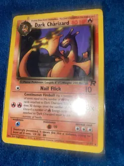 Dark charizard 1999 2000 pokemon card old vintage - Image 3