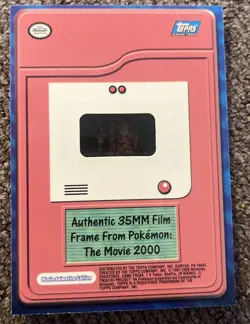 Topps Pokemon Film Frame Card Pokemon Movie 2000 Slowking, Ash, Melody, Misty - Image 4