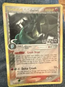 Pokemon Tyranitar EX Holo Card Lot EX Delta Species 16/113 2005 - Image 2