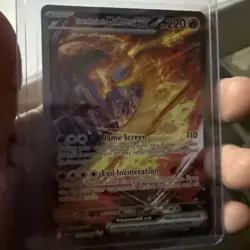 Pokemon TCG Team Rockets Moltres EX Holo Card 229/182 Sir Destined Rivals NM - Image 2