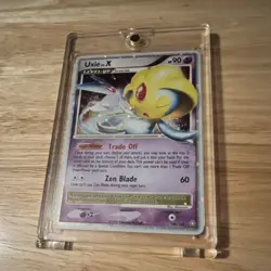 Pokemon Uxie LV.X 146/146 Legends Awakened Rare Holo Level Up English TCG Card - Image 1