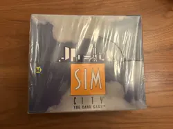 Sim City The Card Game CCG Factory Sealed Trading Box Booster Contains 36 Packs - Image 1