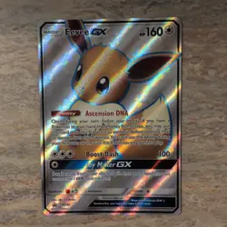 Pokemon Eevee GX SM242 Full Art Promo Holo SM 160HP TCG Card - Image 1