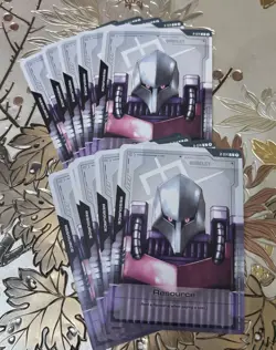 10x Gundam Card Game Qubeley Resource R-014 Dual Impact GD02 - Image 1