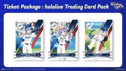 Dodgers X Hololive Gawr Gura Pekora Suisei Collaboration Trading Cards Set - Image 1