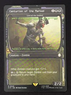 1x MTG Centurion of the Marked - Lord of the Undead (Showcase) - Fallout (PIP) - Image 1